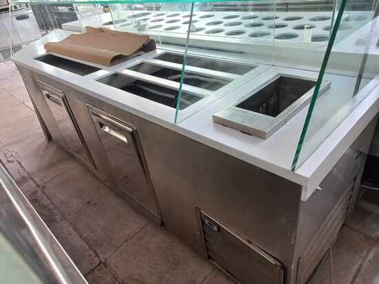 Εικόνα της Ψυγείο Πάγκος Συντήρηση Βιτρίνα Με Επένδυση Corien 320*76*127