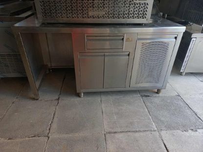 Εικόνα της Ερμάριο του καφέ με (1) συρτάρι & (1) διπλό ντουλάπι 160*70*86