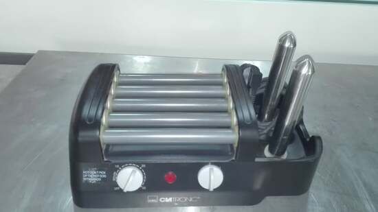 Εικόνα της Χοτ ντογκ με 5 κυλίνδρους και 2 θέσεις για ψωμάκια