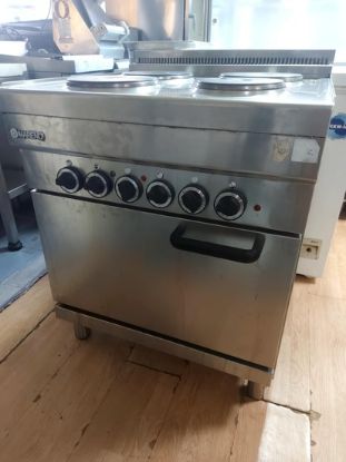 Εικόνα της Ηλεκτρική κουζίνα Mareno με 4 στρογγυλές εστίες και φούρνο