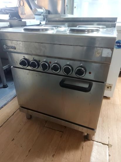 Εικόνα της Ηλεκτρική κουζίνα Mareno με 4 στρογγυλές εστίες και φούρνο