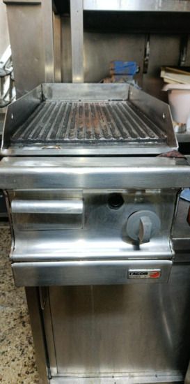 Picture of Πλατώ Ψησίματος Υγραερίου Ραβδωτή Πλάκα Χρωμίου